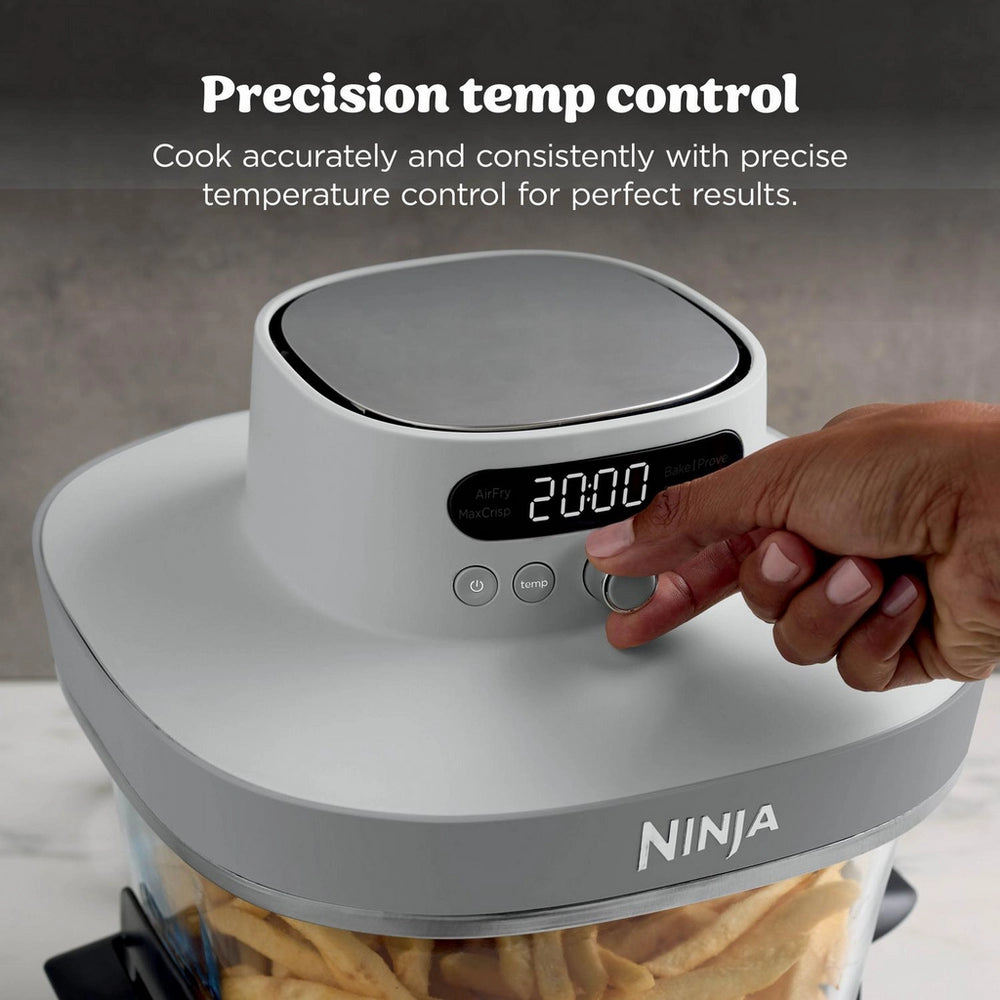 Ninja AS090UKWH CRISPi PRO 5-in-1 XL Glass Air Fryer White