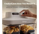 Ninja CRISPi DualZone 8-in-1 Function 7.6L Glass Air Fryer - Bone DD102UKIV2