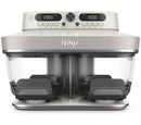Ninja CRISPi DualZone 8-in-1 Function 7.6L Glass Air Fryer DD102UKIV2 - Bone