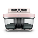 Ninja CRISPi DualZone 8-in-1 Function 7.6L Glass Air Fryer - Rose Quartz DD102UKPK1