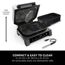 Ninja DG551UK 6-in-1 MAX Air Fryer & Grill Black & Stainless Steel