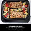Ninja DG551UK 6-in-1 MAX Air Fryer & Grill Black & Stainless Steel