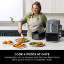 Ninja Double Stack XL 2-Drawer 9.5L Air Fryer Grey SL400UK