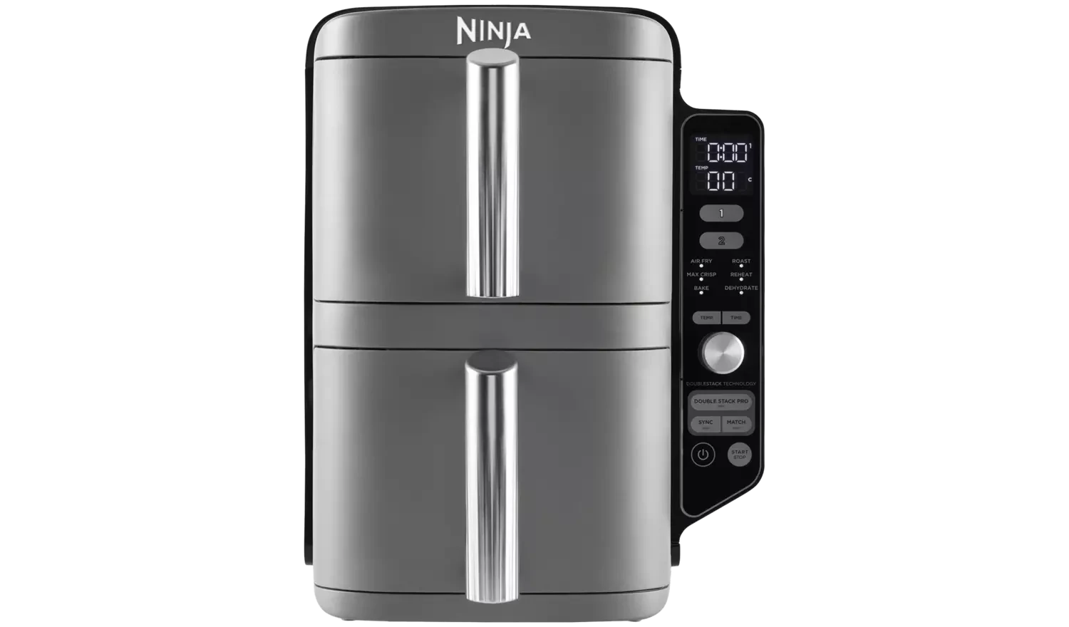 Ninja Double Stack XL 2-Drawer 9.5L Air Fryer Grey SL400UK OPEN BOX CLEARANCE