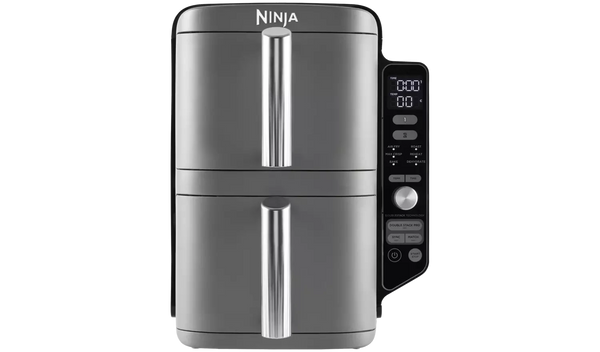 Ninja Double Stack XL 2-Drawer 9.5L Air Fryer Grey SL400UK OPEN BOX CLEARANCE
