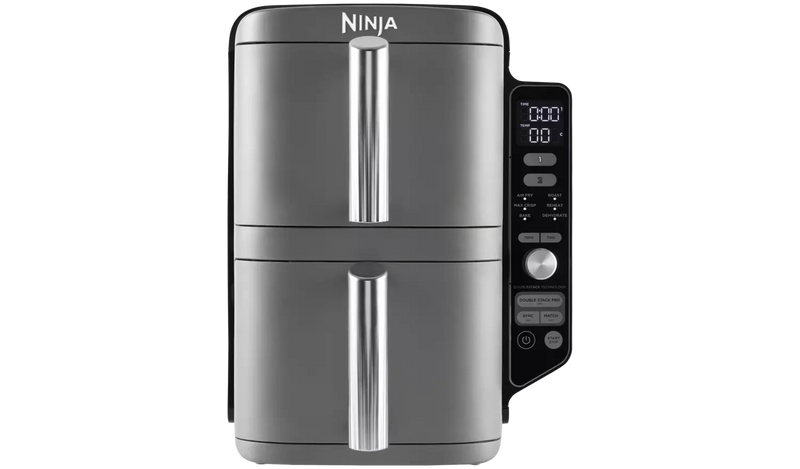 Ninja Double Stack XL 2-Drawer 9.5L Air Fryer Grey SL400UK OPEN BOX CLEARANCE