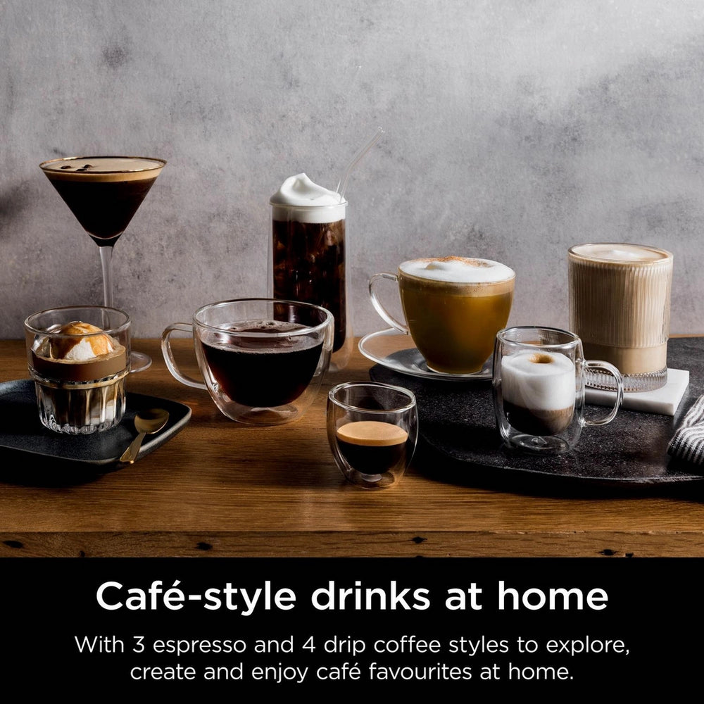 Ninja ES601UKBK Luxe Cafe Premier Espresso Coffee Machine - Black Black