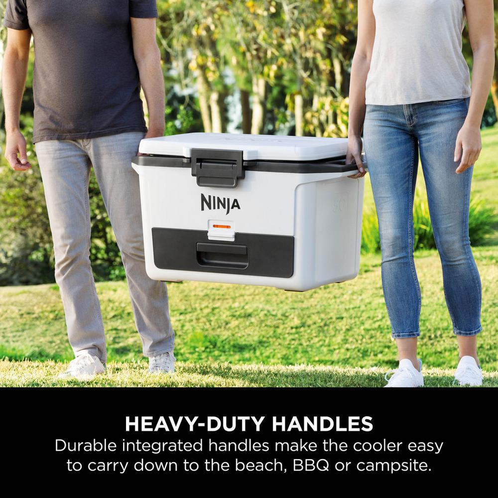 Ninja FB151UKWH FrostVault 50QT 47L Hard Cooler with Dry Zone Cloud White White