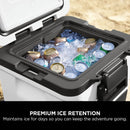 Ninja FB230UKWH FrostVault 30QT 28L Wheeled Cooler with Dry Zone Cloud White White