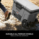 Ninja FB245UKGY FrostVault 45QT 42L Wheeled Cooler with Dry Zone Slate Grey Grey