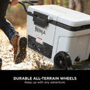 Ninja FB245UKWH FrostVault 45QT 42L Wheeled Cooler with Dry Zone Cloud White White