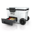 Ninja FB245UKWH FrostVault 45QT 42L Wheeled Cooler with Dry Zone Cloud White White