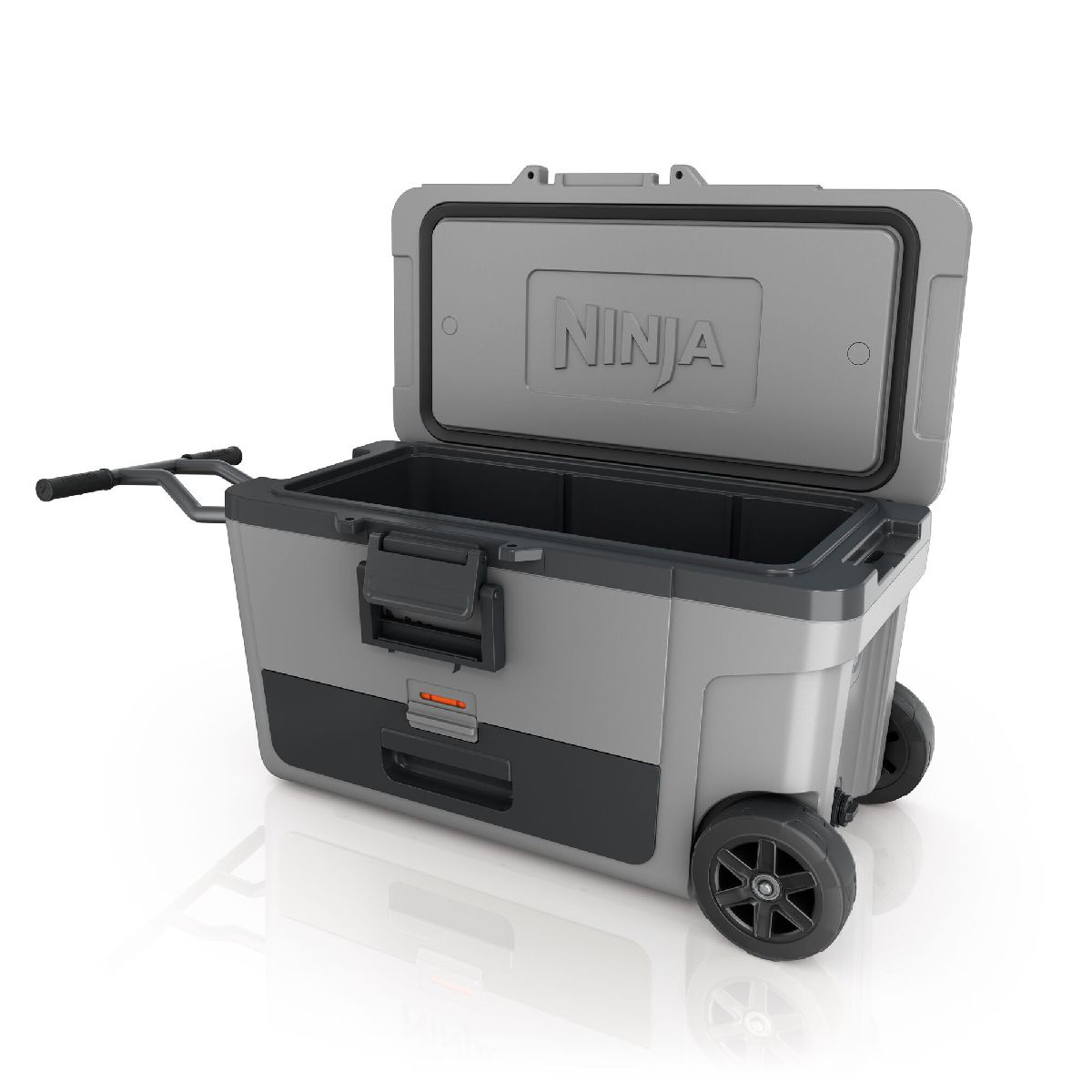 Ninja FB265EUUKGY FrostVault 65QT 61L Wheeled Cooler with Dry Zone Slate Grey Grey