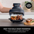 Ninja FN101UKGY CRISPi 4 in 1 Portable Glass Air Fryer Cyber Space Cyber Space