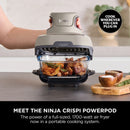 Ninja FN101UKST CRISPi 4 in 1 Portable Glass Air Fryer Stone Stone