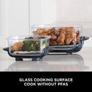 Ninja FN101UKST CRISPi 4 in 1 Portable Glass Air Fryer Stone Stone