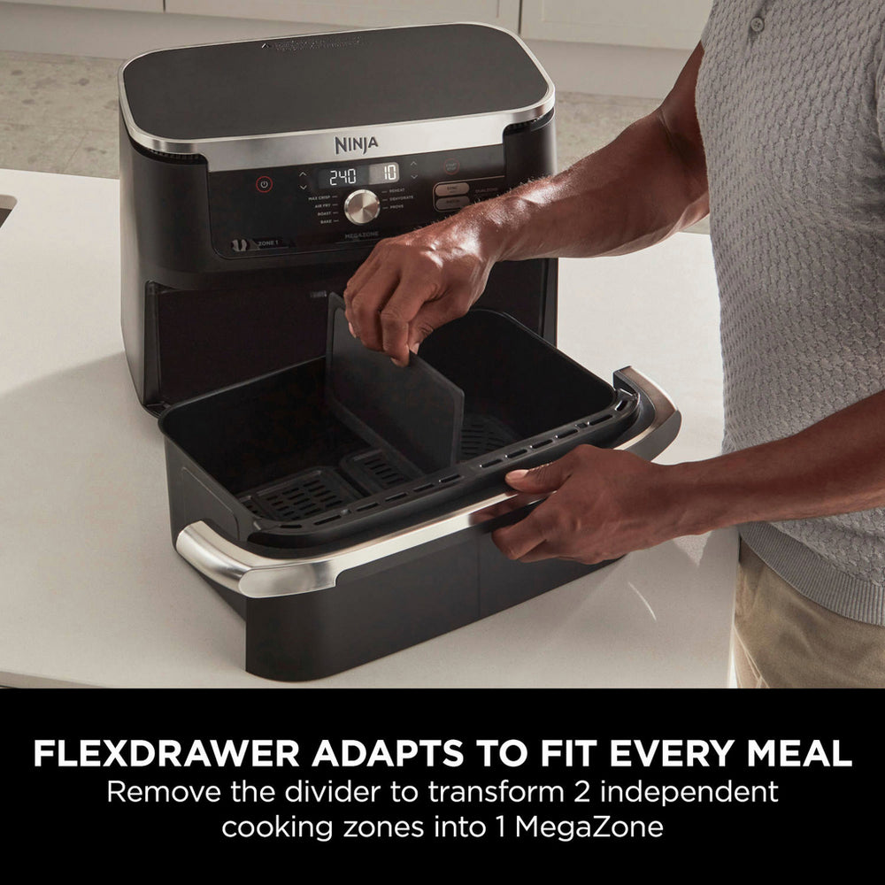 Ninja Foodi FlexDrawer Air Fryer AF500UK 10.4L Black Clearance