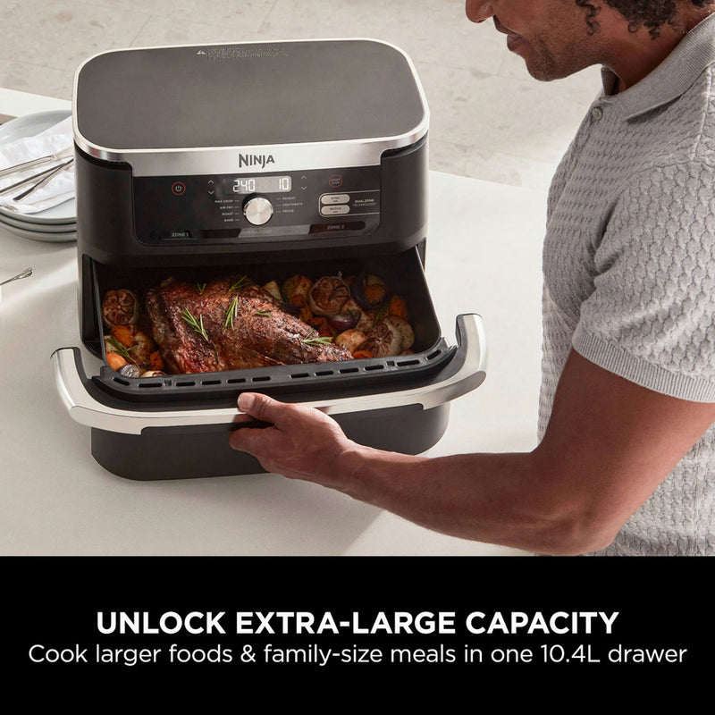 Ninja Foodi FlexDrawer Air Fryer AF500UK 10.4L Black Clearance