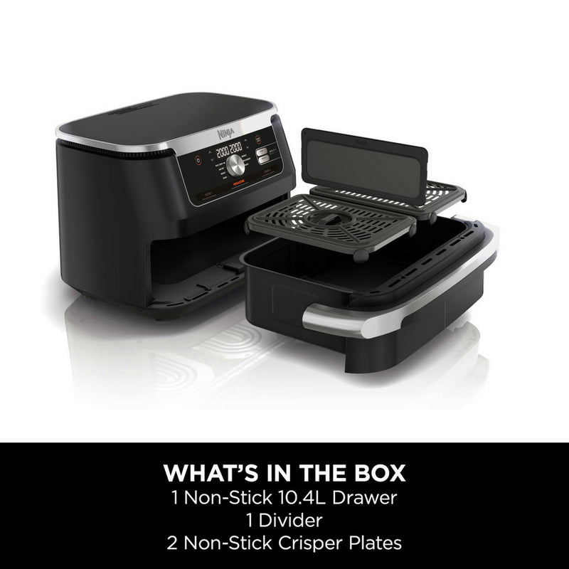 Ninja Foodi FlexDrawer Air Fryer AF500UK 10.4L Black Clearance