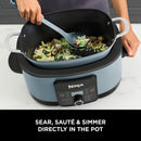Ninja Foodi PossibleCooker 8 in 1 Slow Cooker MC1001UK 8L Sea Salt Grey