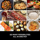 Ninja Foodi PossibleCooker 8 in 1 Slow Cooker MC1001UK 8L Sea Salt Grey