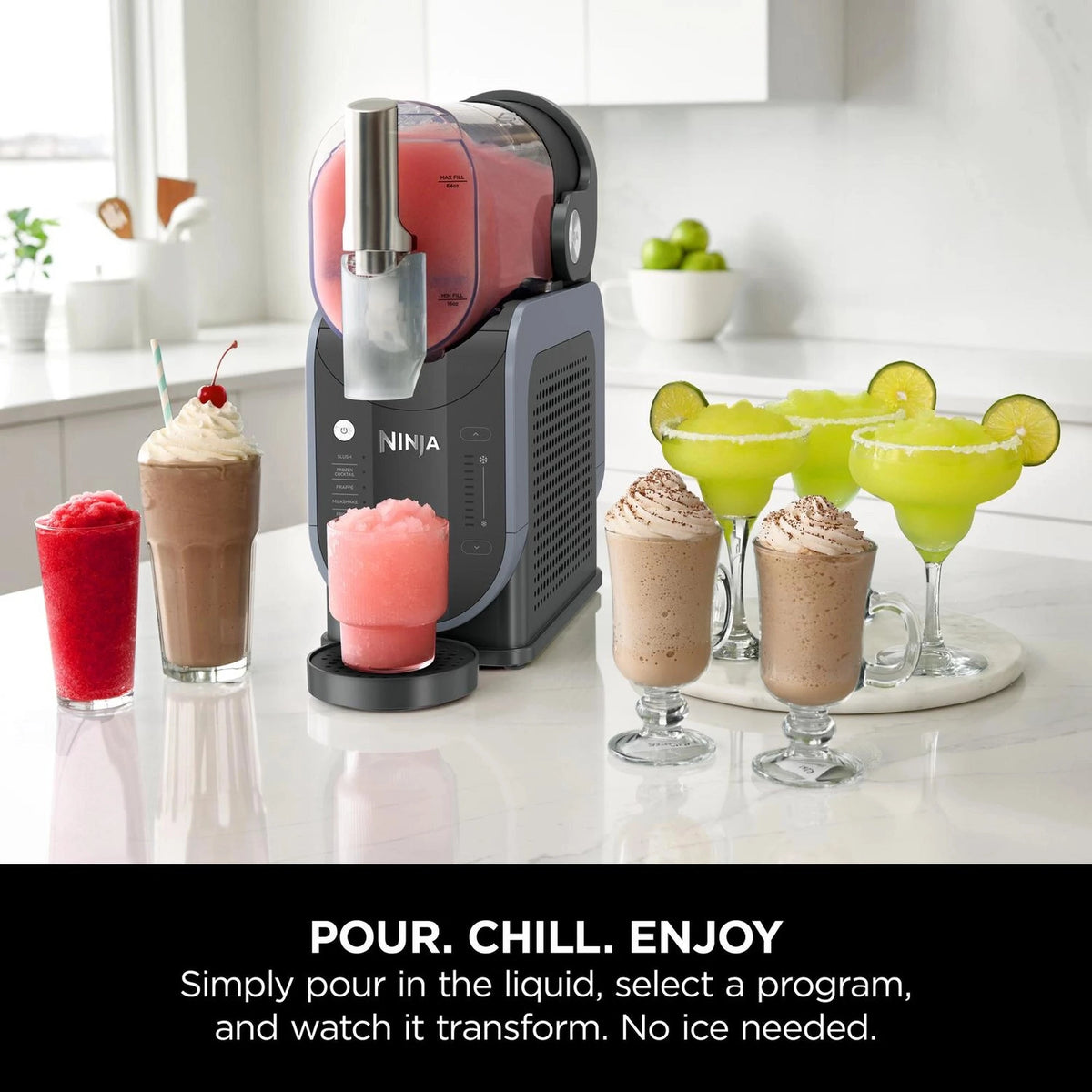 Ninja FS301UK SLUSHi Frozen Drink Maker Arctic Blue and Grey
