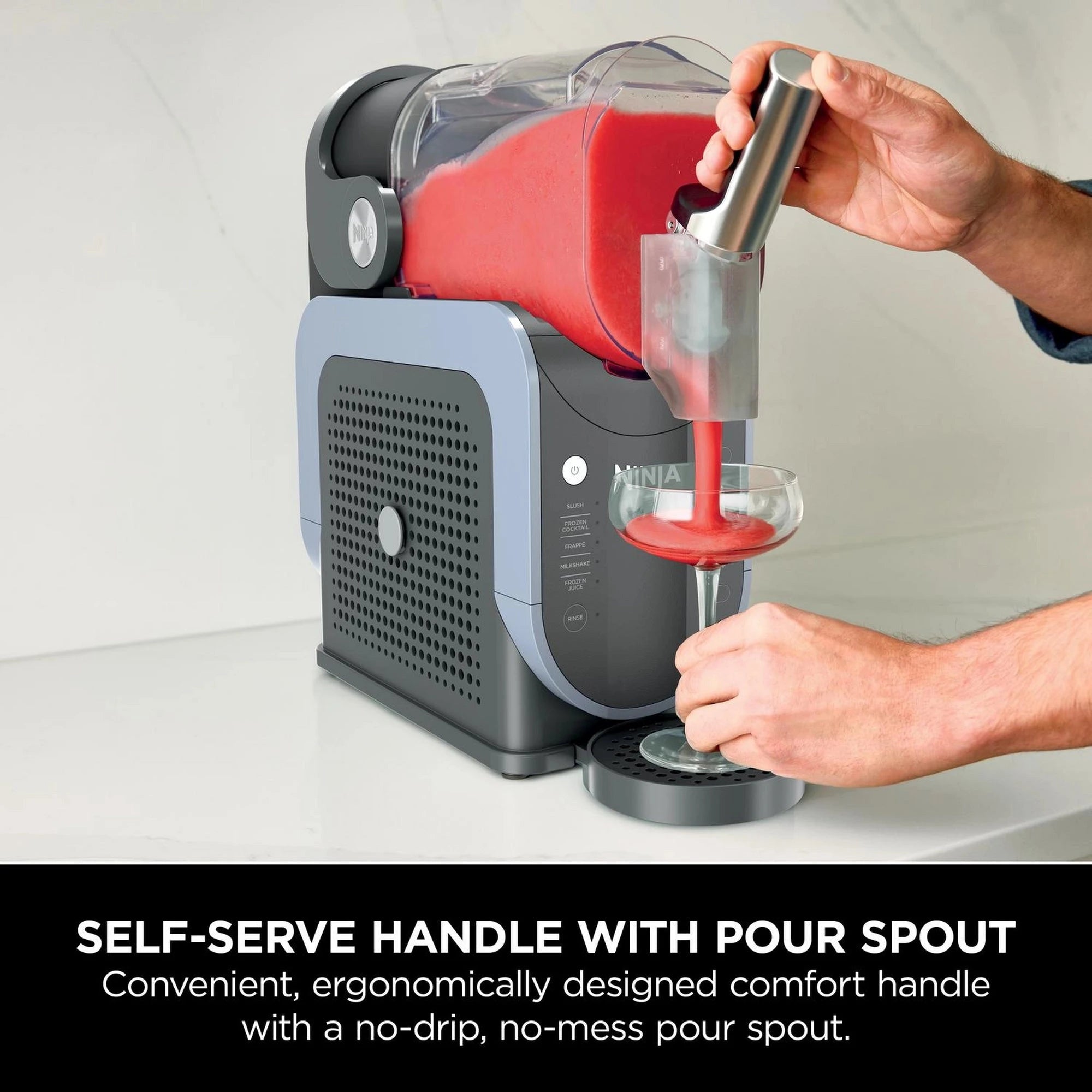 Ninja FS301UK SLUSHi Frozen Drink Maker Arctic Blue and Grey - Clearance