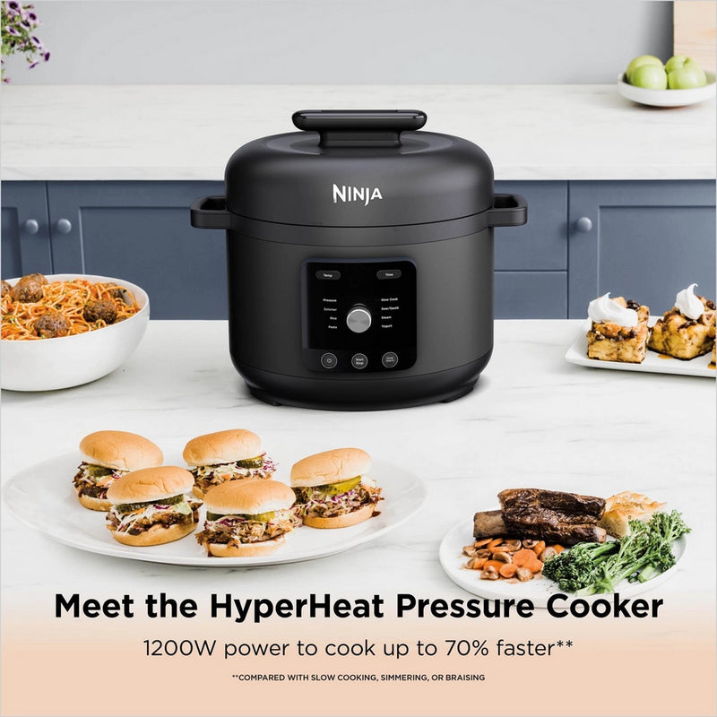 Ninja HyperHeat 6L 9-in-1 Pressure and Rice Cooker PC201UK - Ninja PC201UK