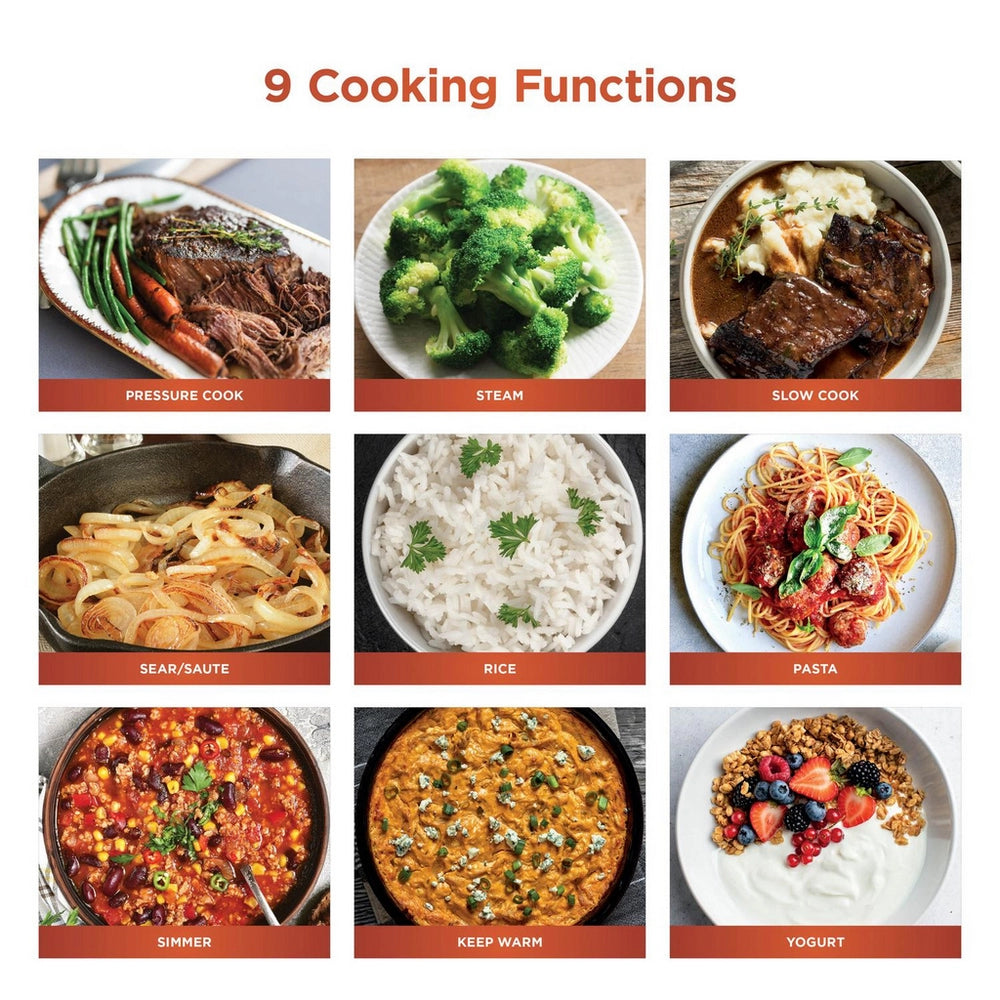 Ninja HyperHeat 6L 9-in-1 Pressure and Rice Cooker PC201UK