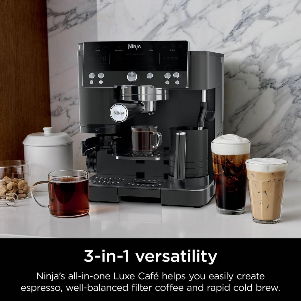 Ninja Luxe Café Premier Espresso Machine Black ES601UKBK - Clearance