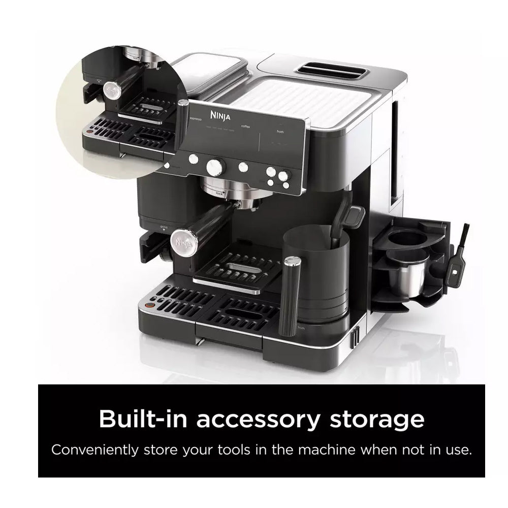 Ninja Luxe Café Premier Espresso Machine Black ES601UKBK - Clearance