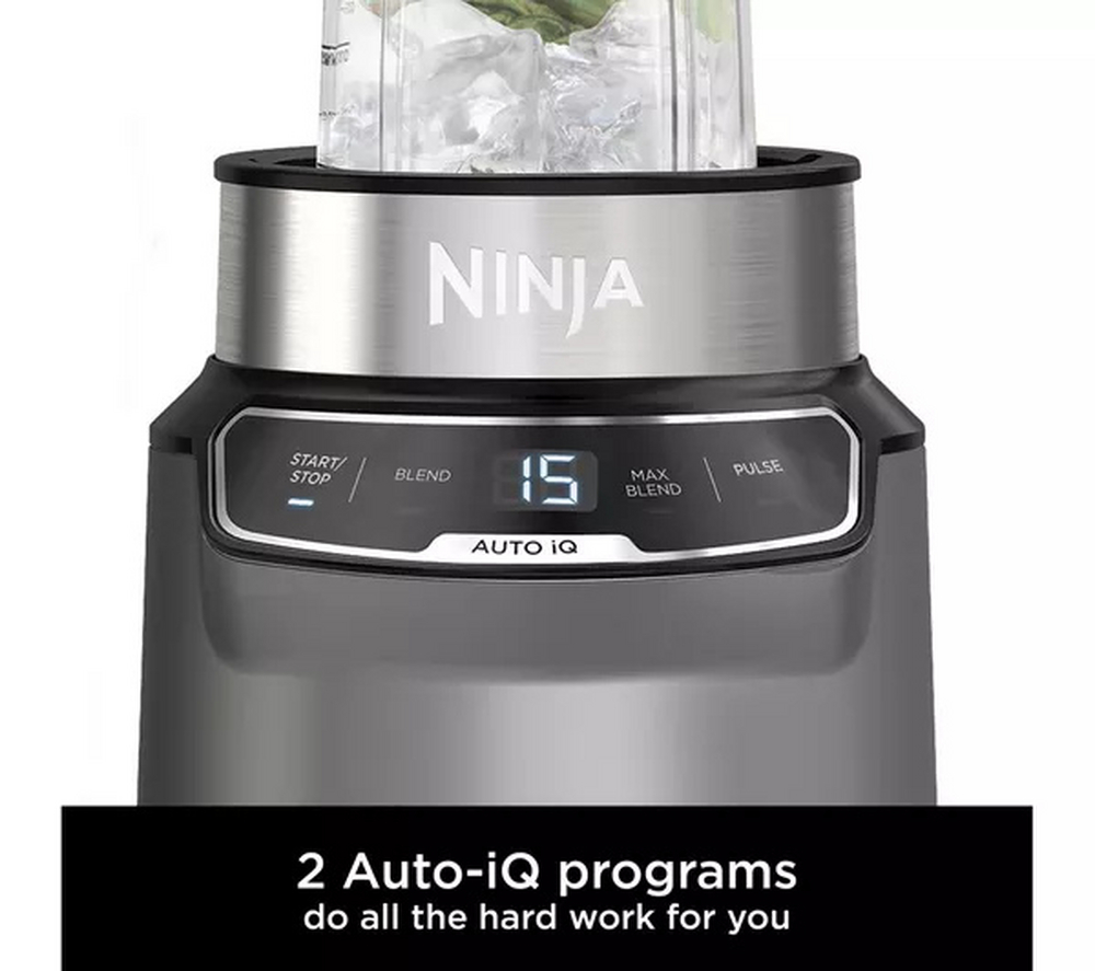 Ninja Motorised Compact Blender with Auto-iQ BN500UK