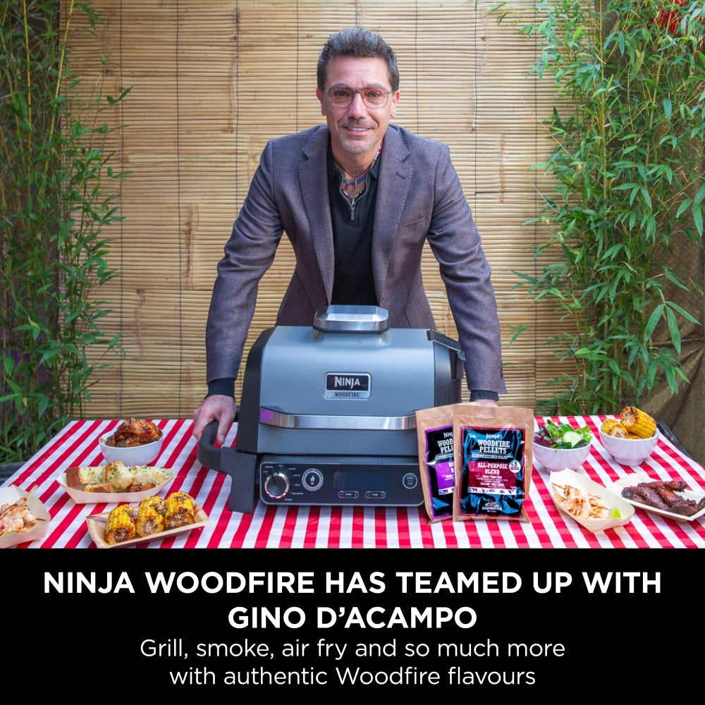 Ninja OG701UK Woodfire Electric BBQ Grill and Smoker - Open Box Clearance