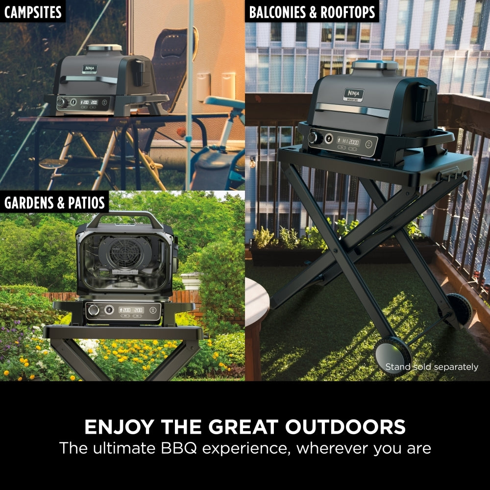 Ninja OG701UK Woodfire Electric BBQ Grill and Smoker - Open Box Clearance