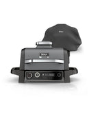 Ninja OG703UK Outdoor Woodfire 7-in-1 Electric BBQ Grill & Smoker with Cover - Black