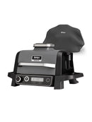 Ninja OG703UK Outdoor Woodfire 7-in-1 Electric BBQ Grill & Smoker with Cover - Black