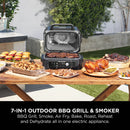 Ninja OG901UK Woodfire Pro Connect XL Electric BBQ Grill & Smoker with Cover and Woodfire Pellets OG901UKCOVKIT