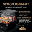 Ninja OO101UK Woodfire Electric Outdoor Oven Artisan Pizza Maker and BBQ Smoker Terracota - CLEARANCE