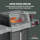 Ninja PG301UK FlexFlame Gas BBQ & Outdoor Cooking System Black Silver Black