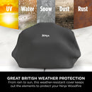 Ninja Woodfire Electric BBQ Grill and Smoker with Cover OG701UKCOVERKIT