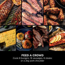 Ninja Woodfire Electric BBQ Grill and Smoker with Cover OG701UKCOVERKIT - CLEARANCE