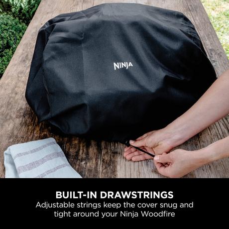 Ninja Woodfire Electric BBQ Grill and Smoker with Cover OG701UKCOVERKIT - CLEARANCE