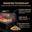 Ninja Woodfire Electric BBQ Grill and Smoker with Cover OG701UKCOVERKIT - CLEARANCE