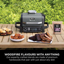 Ninja Woodfire Electric BBQ Grill and Smoker with Robust Blend Pellets OG701UKPELKIT