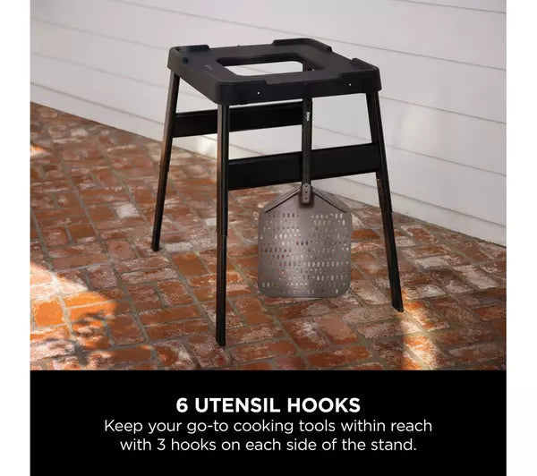 Ninja Woodfire Electric BBQ Grill and Smoker with Stand and Cover OG701UKGRILLKIT - CLEARANCE