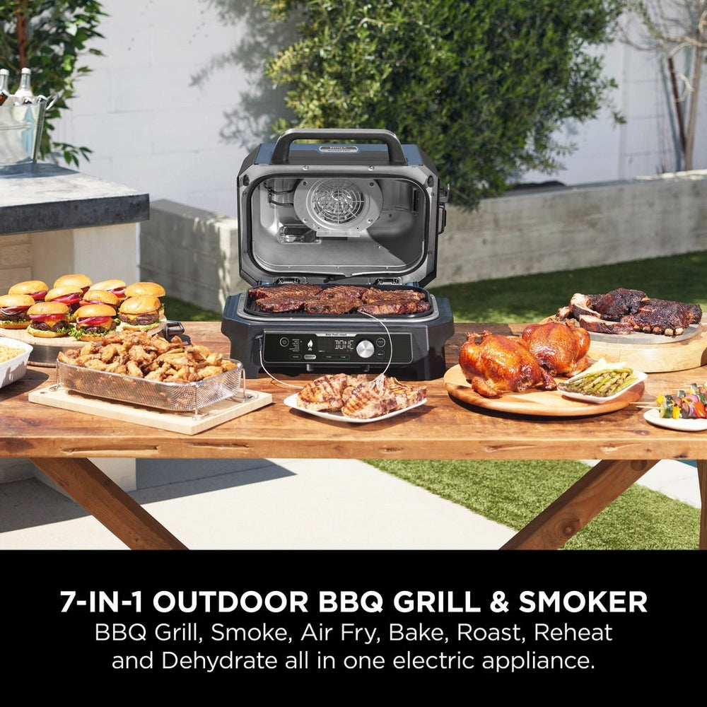 Ninja Woodfire Pro Connect XL Electric BBQ Grill and Smoker OG901UK - Clearance