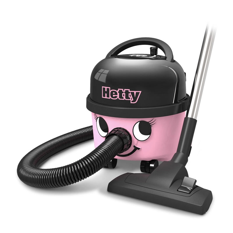Numatic 902289 Hetty HET160-11 Cylinder Vacuum Cleaner Pink