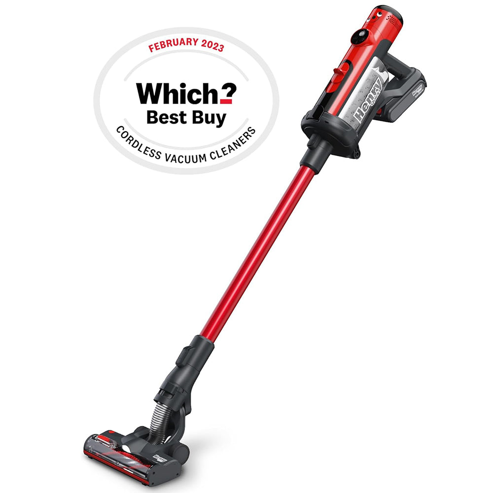 Numatic Henry Quick Cordless Stick Vacuum Cleaner up to 60 Minutes Run Time Red 916177 Clearance