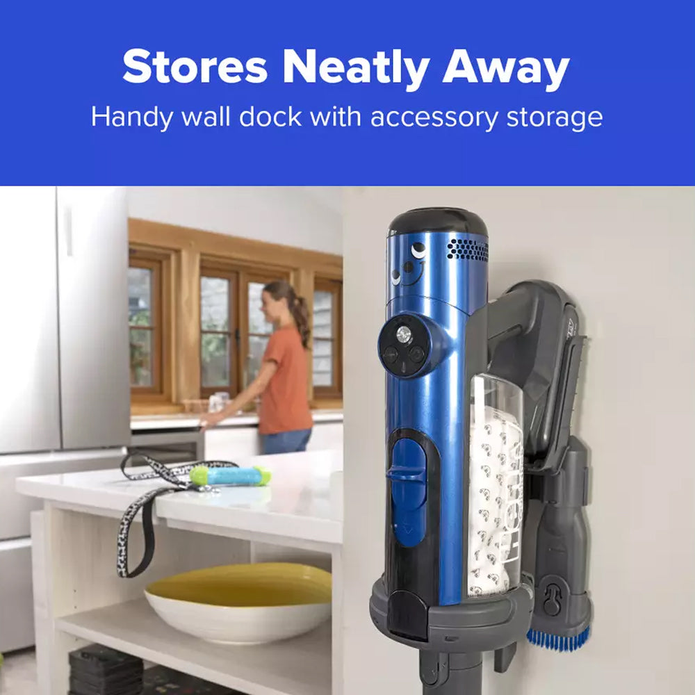 Numatic Henry Quick Pet Cordless Stick Vacuum Cleaner up to 60 Minutes Run Time - Blue 916634 Pet