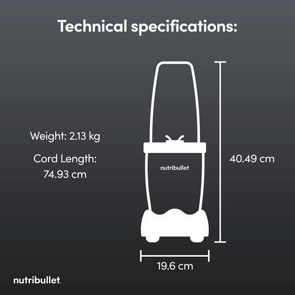 Nutribullet 900 Series McLaren F1 Team Edition Portable Blender 2775 - Grey
